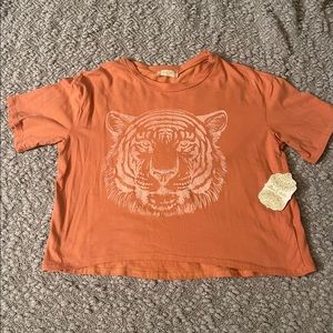 Altar’d State Tiger Crop T-Shirt